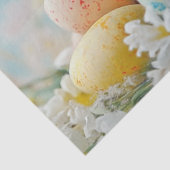 Decoupage Oaster Brown Rabbit Pastel Eier Seidenpapier (Ausschnitt)