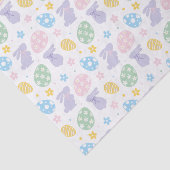 Decoupage Oaster Bunny Eggs Pastell Seidenpapier (Ausschnitt)