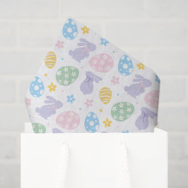 Decoupage Oaster Bunny Eggs Pastell Seidenpapier