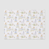 Decoupage Oaster Bunny Vintag Rabbit Seidenpapier (Vorderseite)