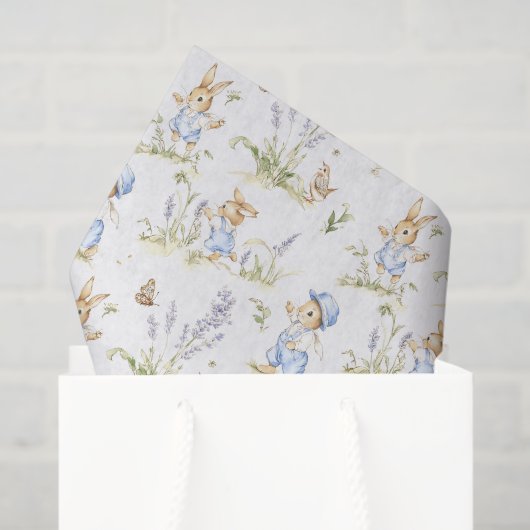 Decoupage Oaster Bunny Vintag Rabbit Seidenpapier (Geschenktüte)