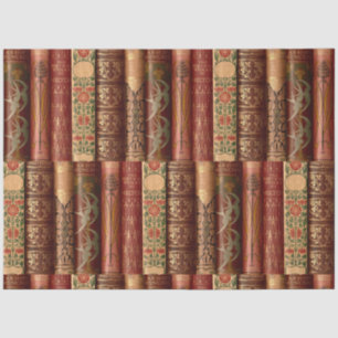 Decoupage Old Book Spines Milton Seidenpapier