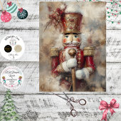Decoupage Ornate Nutcracker Classic Solider Seidenpapier