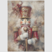 Decoupage Ornate Nutcracker Classic Solider Seidenpapier (Vorderseite)