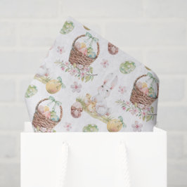 Decoupage Osterkorb Bunny Wcolor Seidenpapier