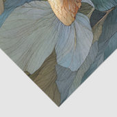 Decoupage Owl mit Blätter Jugendstil Seidenpapier (Ausschnitt)