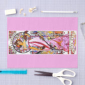 Decoupage Paper 10"x15" - Alphonse Mucha 1 Seidenpapier (Handwerk)