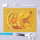 Decoupage Paper 10"x15" - Alphonse Mucha 26 Seidenpapier (Handwerk)