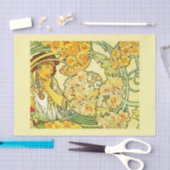 Decoupage Paper 10"x15" - Alphonse Mucha 35 Seidenpapier (Handwerk)