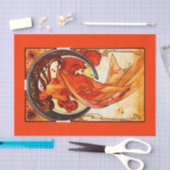 Decoupage Paper 10"x15" - Alphonse Mucha 37 Seidenpapier (Handwerk)