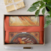 Decoupage Paper 10"x15" - Alphonse Mucha 37 Seidenpapier (Geschenk)