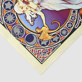 Decoupage Paper 10"x15" - Alphonse Mucha 3 Seidenpapier (Ausschnitt)