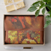 Decoupage Paper 10"x15" - Alphonse Mucha 40 Seidenpapier (Geschenk)