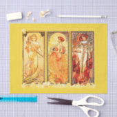 Decoupage Paper 10"x15" - Alphonse Mucha 42 Seidenpapier (Handwerk)