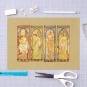 Decoupage Paper 10"x15" - Alphonse Mucha 45 Seidenpapier (Handwerk)