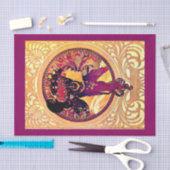 Decoupage Paper 10"x15" - Alphonse Mucha 8 Seidenpapier (Handwerk)