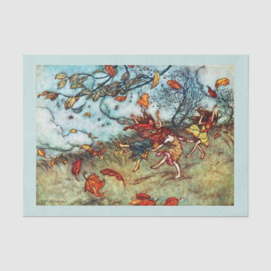 Decoupage Paper 10"x15" - Arthur Rackham 5 Seidenpapier (Vorderseite)