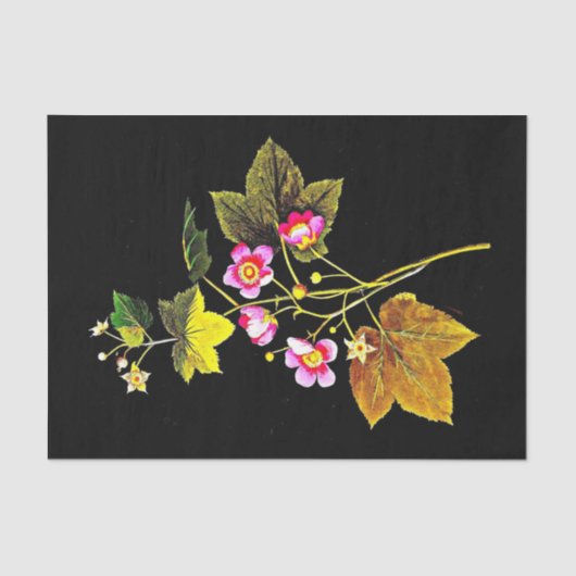 Decoupage Paper 10"x15" - Mary Delany 2 Seidenpapier (Vorderseite)