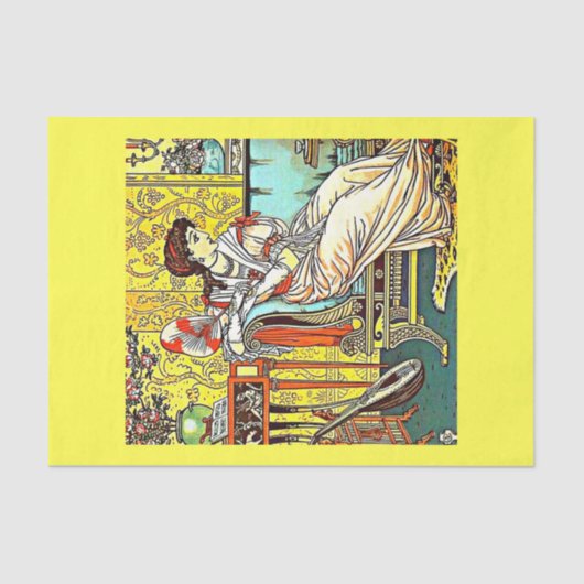 Decoupage Paper 10"x15" - Walter Crane 3 Seidenpapier (Vorderseite)
