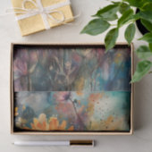 Decoupage Paper (dunkle Wasserfarben-Blume) | Mood Seidenpapier (Geschenk)