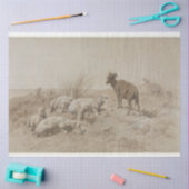 Decoupage Paper für Sheep Graphit Artwork Seidenpapier (Basteln)