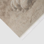 Decoupage Paper für Sheep Graphit Artwork Seidenpapier (Ausschnitt)