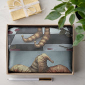 Decoupage Paper Melancholic Clown  Seidenpapier (Geschenk)