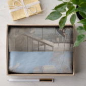 Decoupage Paper, Wrapping, - Balkonreflektionen 1 Seidenpapier (Geschenk)