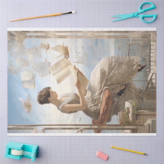 Decoupage Paper, Wrapping, - Balkonreflektionen 1 Seidenpapier (Basteln)