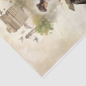 Decoupage Paper, Wrapping, - Balkonreflektionen 2 Seidenpapier (Ausschnitt)