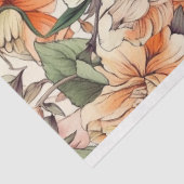 Decoupage Paper, Wrapping, - Ethereal Bouquet 2 Seidenpapier (Ausschnitt)