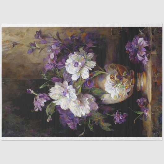 Decoupage Paper, Wrapping, Serenade der Blume 3 Seidenpapier (Vorderseite)
