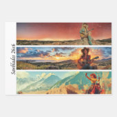 Decoupage-Pferde Handsäge & Schild Designs  Geschenkpapier Set (Vorderseite 3)