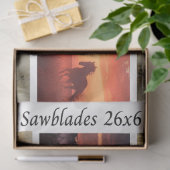 Decoupage-Pferde Handsäge & Schild Designs Seidenpapier (Geschenk)