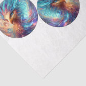 Decoupage Phoenix Art 12" rounds & 4" coasters Seidenpapier (Ausschnitt)