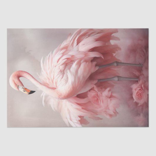 Decoupage Pink Flamingo Starlight Splendor Seidenpapier (Vorderseite)