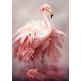 Decoupage Pink Flamingo Starlight Splendor  Seidenpapier