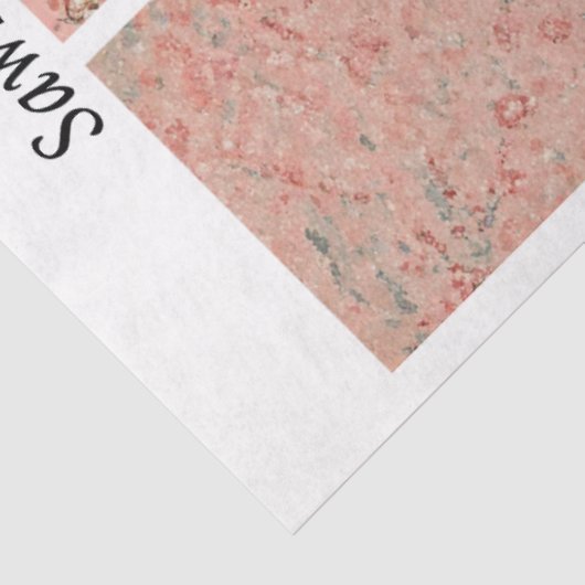 Decoupage Pink Floral Snowman Handsaw Panels Seidenpapier (Ausschnitt)