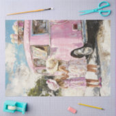 Decoupage Pink Ice Cream Truck Lil Girls Seidenpapier (Basteln)