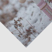 Decoupage Pink Nutcracker & Highland Calf Snow Seidenpapier (Ausschnitt)