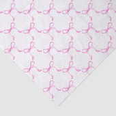 Decoupage Pink Ribbon Bows Birthday Party Seidenpapier (Ausschnitt)