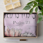 Decoupage Pink Sheep Lord is my Shepard Psalm 23  Seidenpapier (Geschenk)
