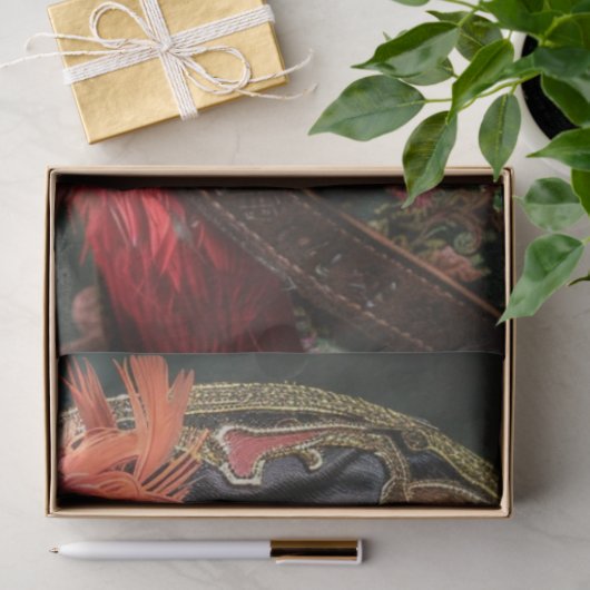 Decoupage Pirate Conure Parrot Seidenpapier (Geschenk)