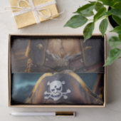 Decoupage - Pirate Golden Retriever & bier - Seidenpapier (Geschenk)