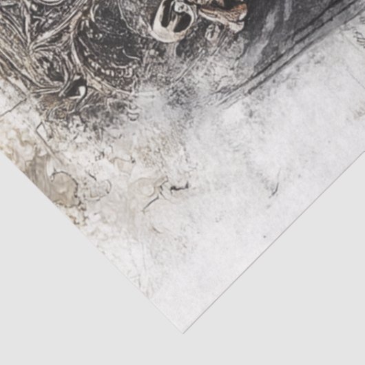 Decoupage Pirate Lady Pirate Hat Sketch Seidenpapier (Ausschnitt)