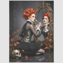 Decoupage Poetic Gothic Motifs Seidenpapier