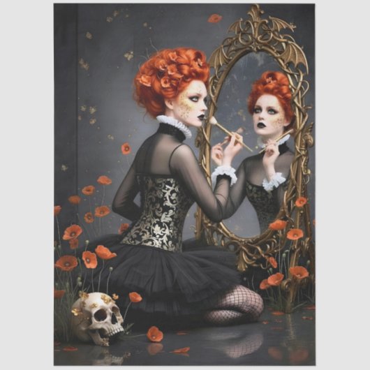 Decoupage Poetic Gothic Motifs Seidenpapier (Vorderseite)