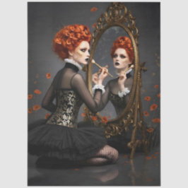 Decoupage Poetic Gothic Motifs Seidenpapier