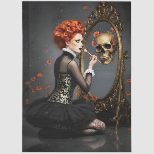 Decoupage Poetic Gothic Motifs  Seidenpapier (Vorderseite)