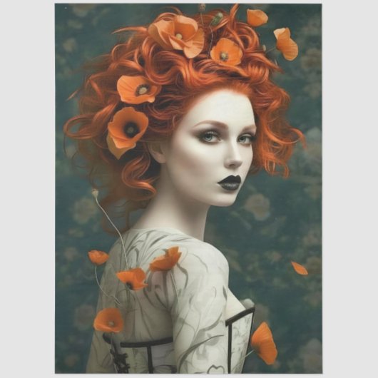 Decoupage Poetic Gothic Motifs  Seidenpapier (Vorderseite)